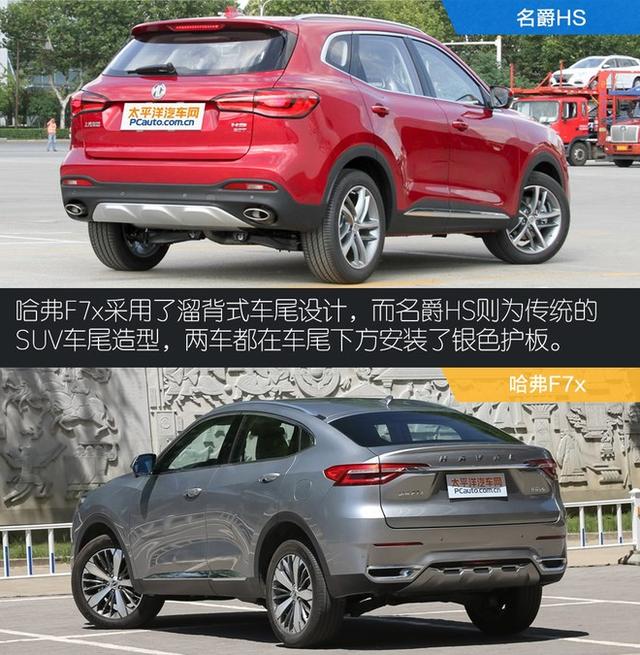 充满运动气息的对决 名爵HS对比哈弗F7x