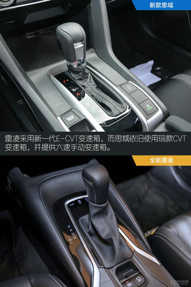 造型不低调 全新丰田雷凌对比本田思域