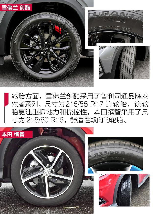 能否撼动霸主地位？雪佛兰创酷对比本田缤智