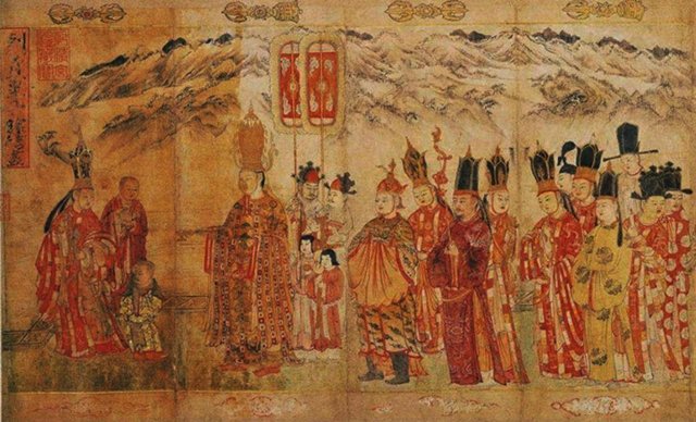 张胜温绘《大理国梵像卷》