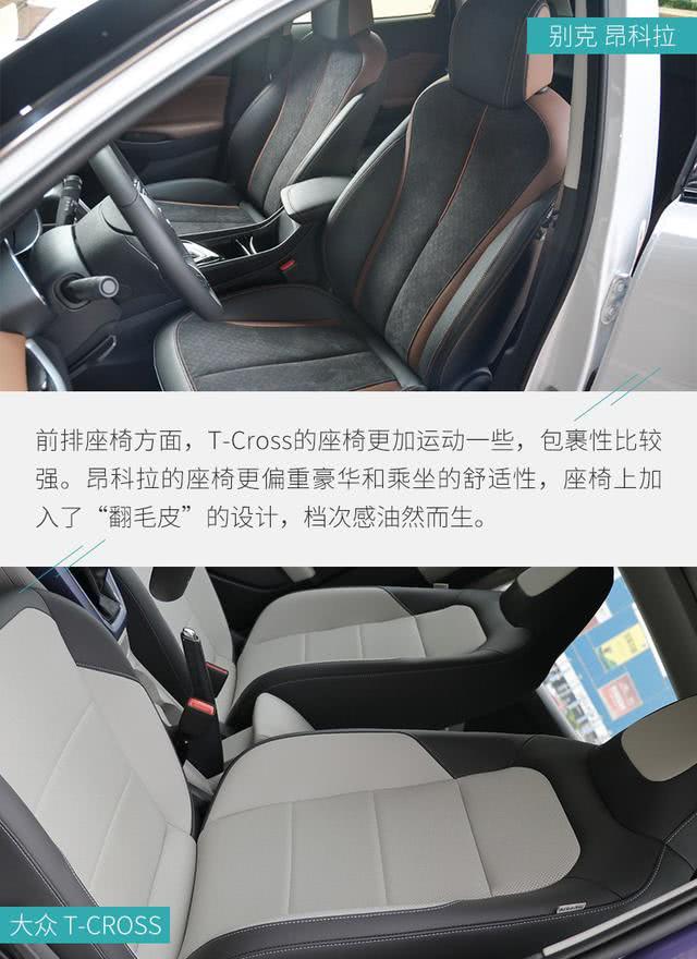 小型SUV之争 别克昂科拉对比大众T-Cross